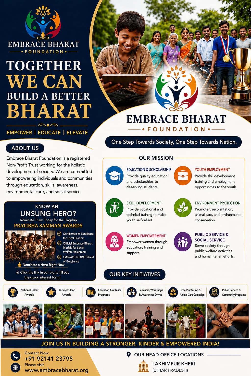 Together we can build a better Bharat